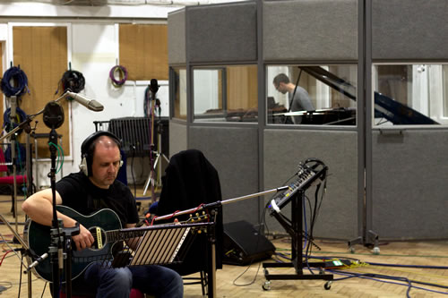 John Wallace recording at Abbey Road