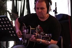John on stage at The Bedford, Balham